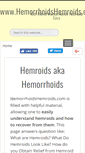 Mobile Screenshot of hemorrhoidshemroids.com